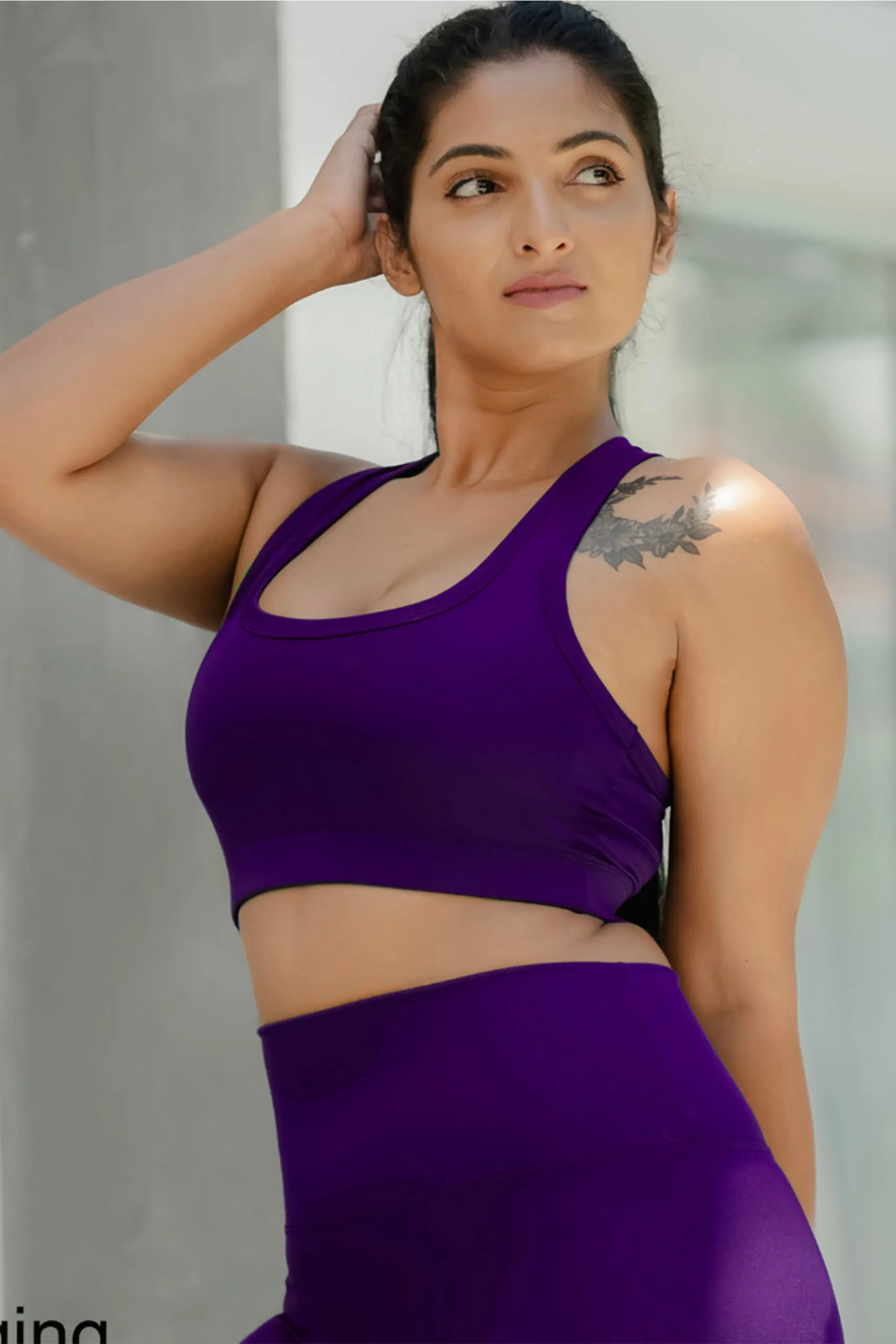 Sports Bra Dark Purple